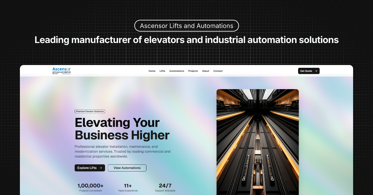 About | Elevator Installation & Maintenance Services